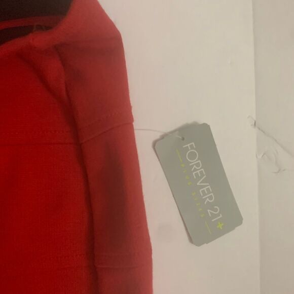 Red Bodycon Skirt  - Picture 3 of 4